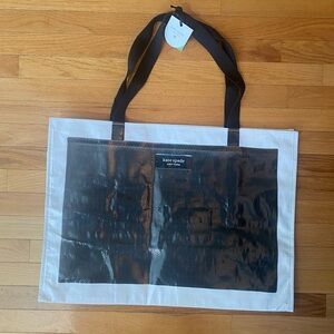 Kate Spade X Target Large Tote Bag Black White